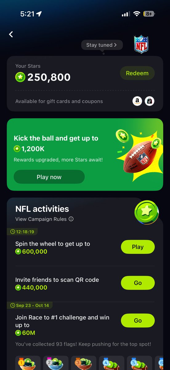 RipSociety26's tweet photo. Easiest way to get pokemon cards at market or free is to do the tik tok method. All you have to do is download tik tok pro, complete the tasks on the rewards tab. Build up points to redeem for coupons.  Big plus if you refer a new user. Use my link to start. 👇 #pokemon #tiktok https://t.co/tela7l7ySF