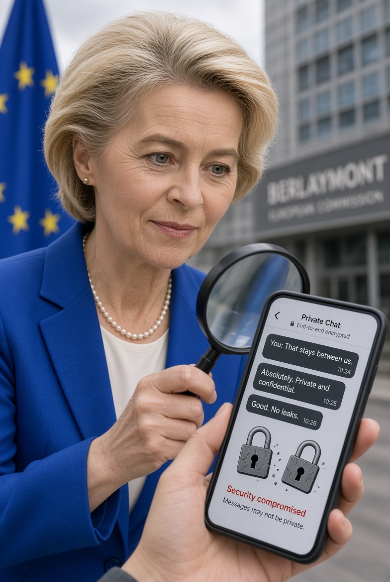 lukomski_sebito's tweet photo. Ursula Von der Leyen still hasn’t released her private text messages with Pfizer, but she wants to read YOURS!

Stop her today! https://t.co/PcG0RIrzs6