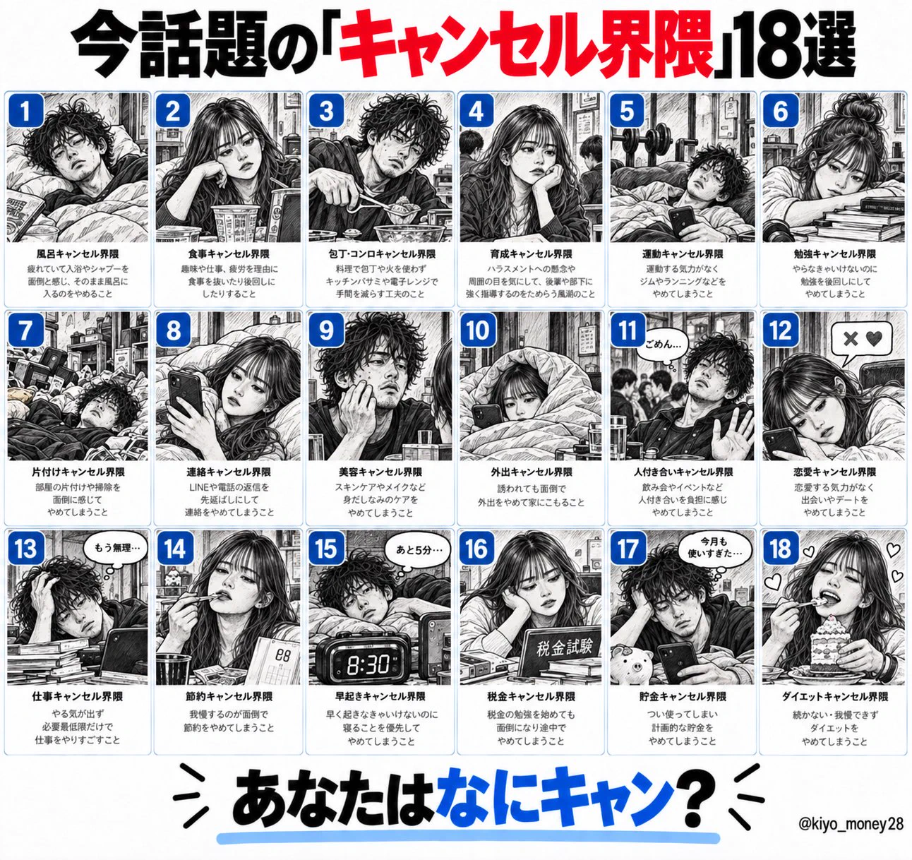 早起きキャンセル界隈 きよ on X: 