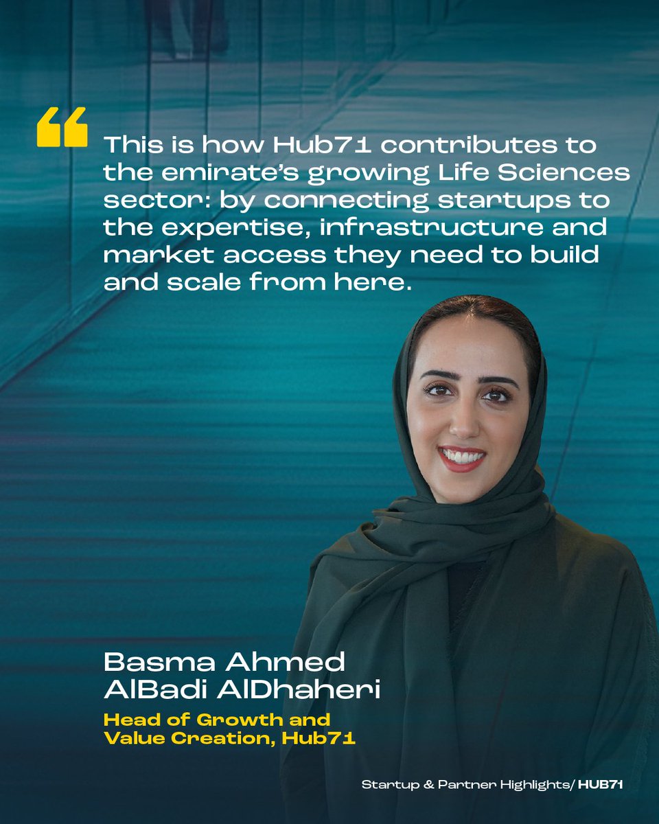 hub71ad's tweet photo. Healthcare innovation meets market access. 🧬

Hub71 has partnered with Unilabs as an anchor market partner for Hub71+ Life Sciences, connecting startups with clinical expertise, diagnostic capabilities and healthcare networks.

Learn more: https://t.co/Vb5da8S343

#Hub71 #LifeSciences #HealthTech #InAbuDhabi