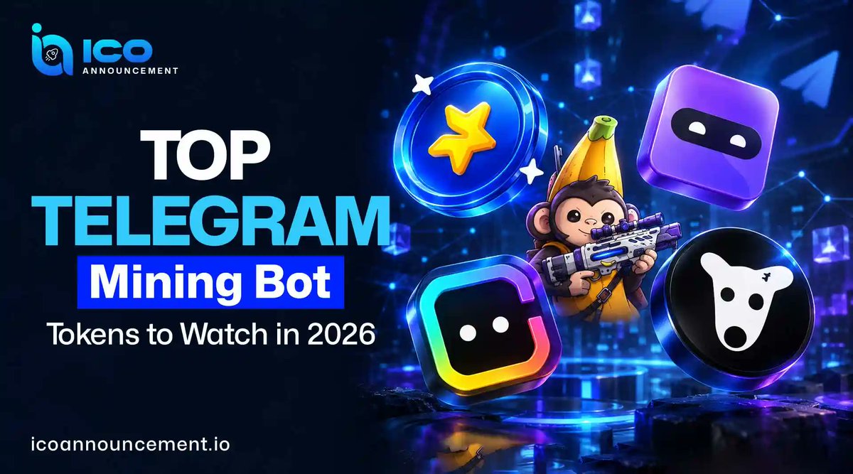 ICOAnnouncement's tweet photo. Top Telegram Mining Bot Tokens: Which of the 5 Still Matter? 
$DOGS, $CGPT, $BANANA, $MAJOR, $HGPT

👉To Know More - https://t.co/EqXeu8WcJp

#ICOAnnouncement #TopTrending #TelegramMiningBotTokens #Crypto #Tokens https://t.co/u3YdEhPsRM