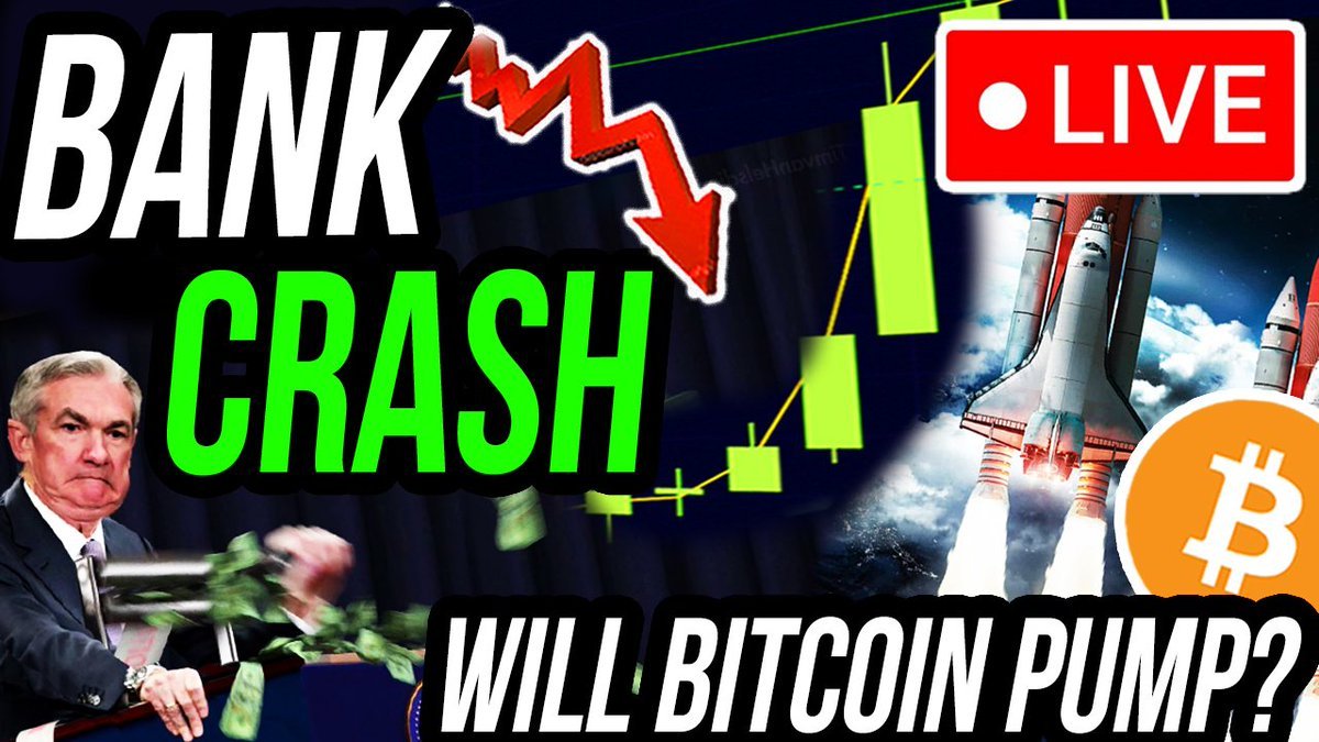 ElonSpaceLegend's tweet photo. FIRST REPUBLIC BANK CRASH LIVE 🚨 BANKING CRISIS 2023! #BITCOIN PRICE ANALYSIS! FED INTEREST RATE HIKE https://t.co/bSBMHPVF42
