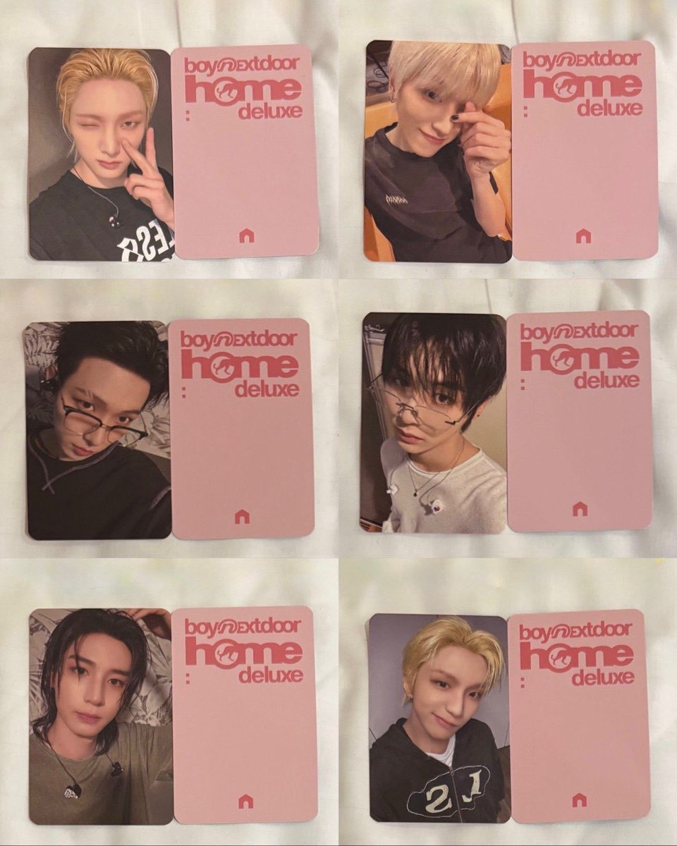 22_lo3ve's tweet photo. BOYNEXTDOOR ボネクド ボイネク HOME：DELUXE 共同購入 トレカ

譲 : oliveyoung オリヤン
ソンホ リウ ジェヒョン イハン ウナク

求 : 2050円

抱き合わせ優先
お心あたりのある方はリプまたはdmお願いいたします https://t.co/OA4jEG2eTB