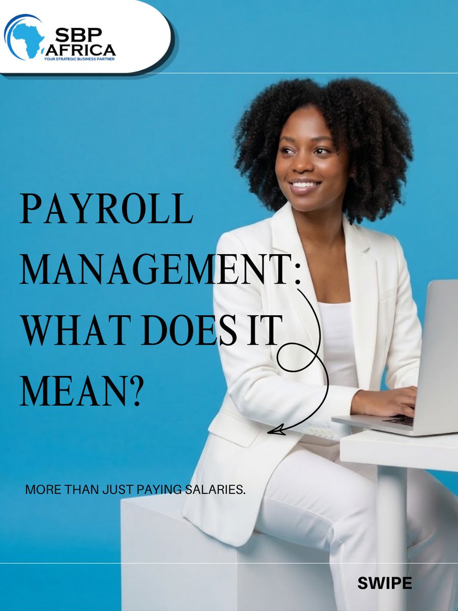 SbpAfrica's tweet photo. Payroll Management: What Is It?
Accurate payroll management helps businesses reduce errors.
Partner with SBP Africa today for efficient payroll management.
๐ +233 302 546 664
๐ https://t.co/eQDs3hWreW
#PayrollManagement #PayrollServices #HRManagement #SBPAfrica #HRPartner https://t.co/d2fDAAUYds