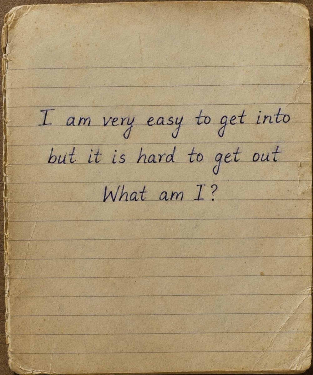 Anni_24_'s tweet photo. Easy to get into…
hard as hell to get out of 👀
What am I?
Drop your answer below 👇 https://t.co/AqPjsc9Wby