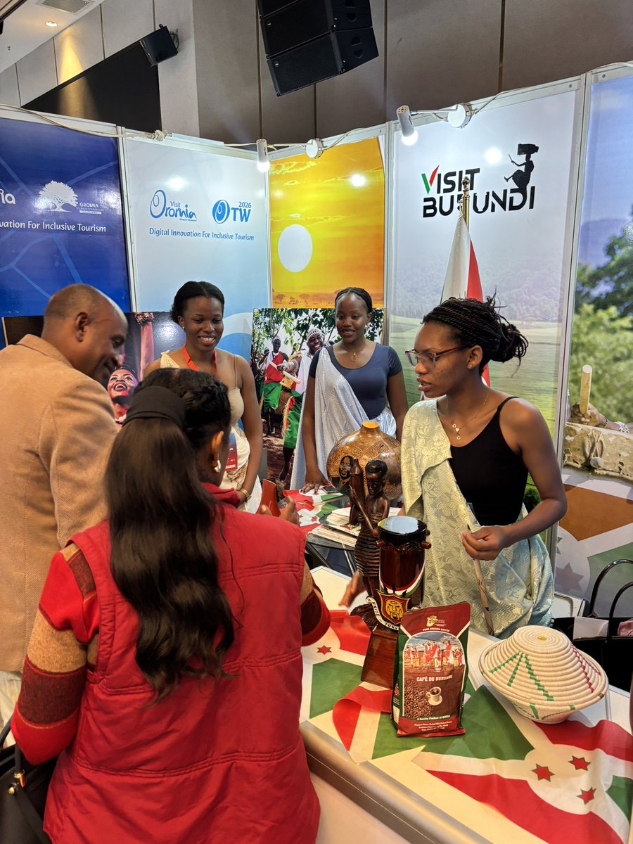 BurundinAddis's tweet photo. As part of #Oromia Tourism Week, the Embassy of Burundi in Addis Ababa joins this celebration of tourism and culture, bringing a little taste of #Burundi to Africa and the world. 

Through our rich cultural heritage, traditions and vibrant identity, we are delighted to share a glimpse of the Heart of Africa and invite the world to discover Burundi as a destination of culture, beauty and authenticity.

DISCOVER MORE! @visit_burundi !