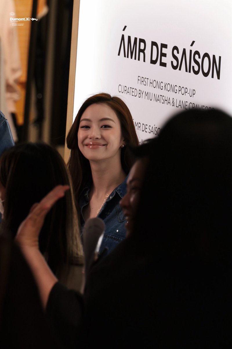 Dumont_Xi's tweet photo. 🥰🥰🥰

MIU NATSHA AT AMR-POP UP HK
#AMRDeSaisonxMiu https://t.co/pJMGj9KqEb