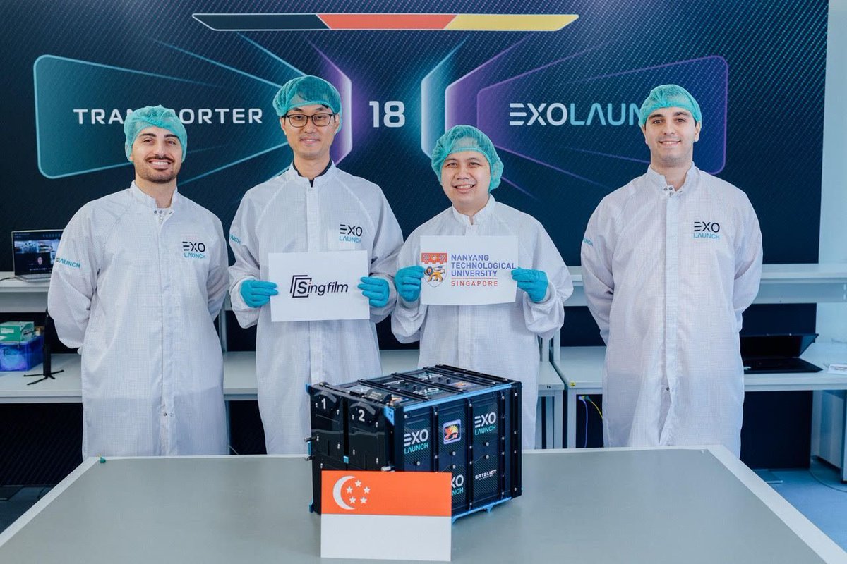Exolaunch's tweet photo. 𝗧𝗿𝗮𝗻𝘀𝗽𝗼𝗿𝘁𝗲𝗿-𝟭𝟴 𝗶𝘀 𝘀𝗲𝘁 𝘁𝗼 𝗺𝗮𝗿𝗸 𝗼𝘂𝗿 𝟱𝟬𝘁𝗵 𝗺𝗶𝘀𝘀𝗶𝗼𝗻!

From our very first mission to the 50th, the scale has changed, but the spirit has not. The same customer-centric approach and drive to deliver for our customers. 

📸 : Exolaunch, SpaceX https://t.co/cR2MtVaYcz