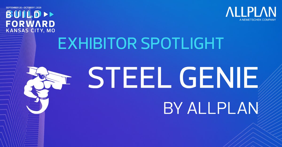 SDS2_Software's tweet photo. Headed to Build Forward this week? Make sure to swing by the exhibit hall and check out our AI estimating solution, Steel Genie.
Steel Genie uses AI to detect structural members across drawing sets, generate estimating models, and help teams evaluate projects faster.
#BF2026 https://t.co/bXTqUqldHY