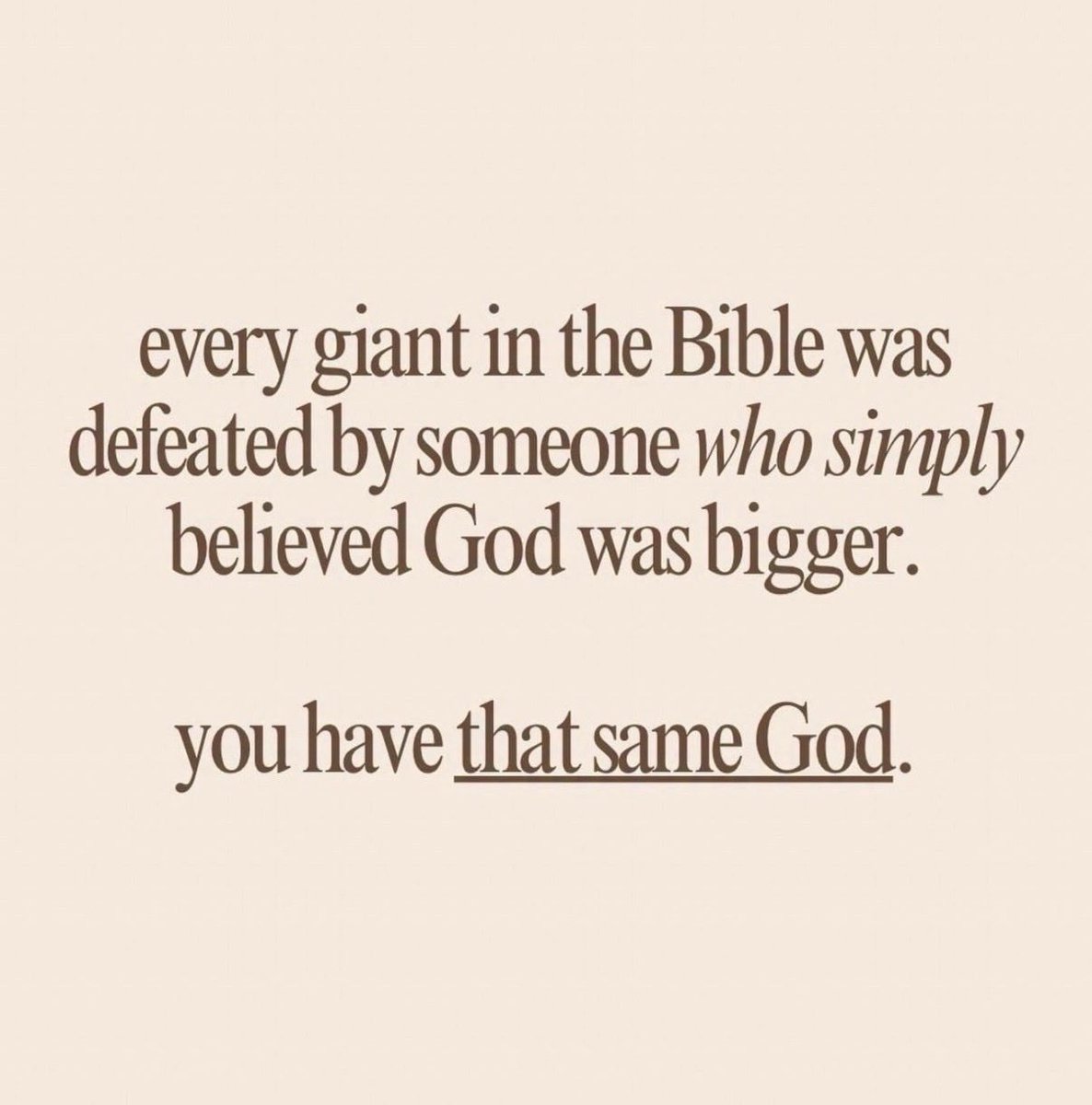 MichelleRooney7's tweet photo. Whatever you’re facing, God IS bigger.👆🏻🙌🏻
Your BELIEF is key.🗝️🙏🏻 
Don’t limit God. He has no limits. Free your faith.🔥
#thecomebackcoach #faith #believe #God #slay #giants #lifecoach #traumacoach #amen https://t.co/9AdUskqUcV