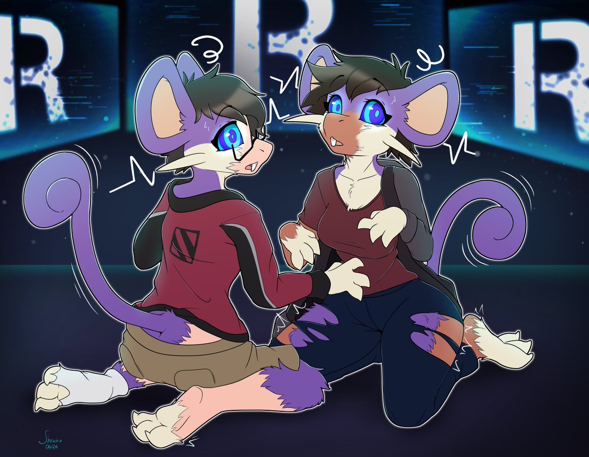 PocatTF's tweet photo. We're.... good rats?
#TFTuesday #TFEveryday #Transfur

🟪🐀: @LycanTosh 
🎨: @Shrubie_Fox https://t.co/qRzdm60M2c