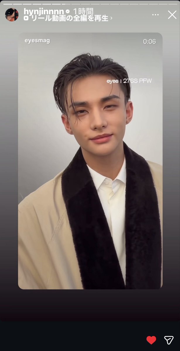 riekoblythe's tweet photo. 猫のヒゲ　ヒョンジン 
 HYUNJIN STUNS AT DIOR PFW 
#DiorSummer27_HYUNJIN https://t.co/5MVGddFpvW