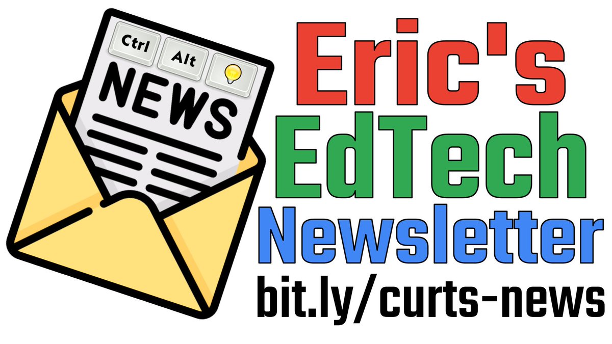 ericcurts's tweet photo. My EdTech newsletter just went out - https://t.co/JbwBywztDE

🎃 Googley Halloween Activities
💬 Promptcraft Webinar
🍳 Your Brain on AI Webinar
💎 New EduGems
📅 27-28 Calendar Templates
🍪 NYT Bite-Size Lessons
📖 Make Opaque
🌻 Infinite Flowers
🚨 Factile

#edtech #GoogleEDU https://t.co/nvoR0vslGp