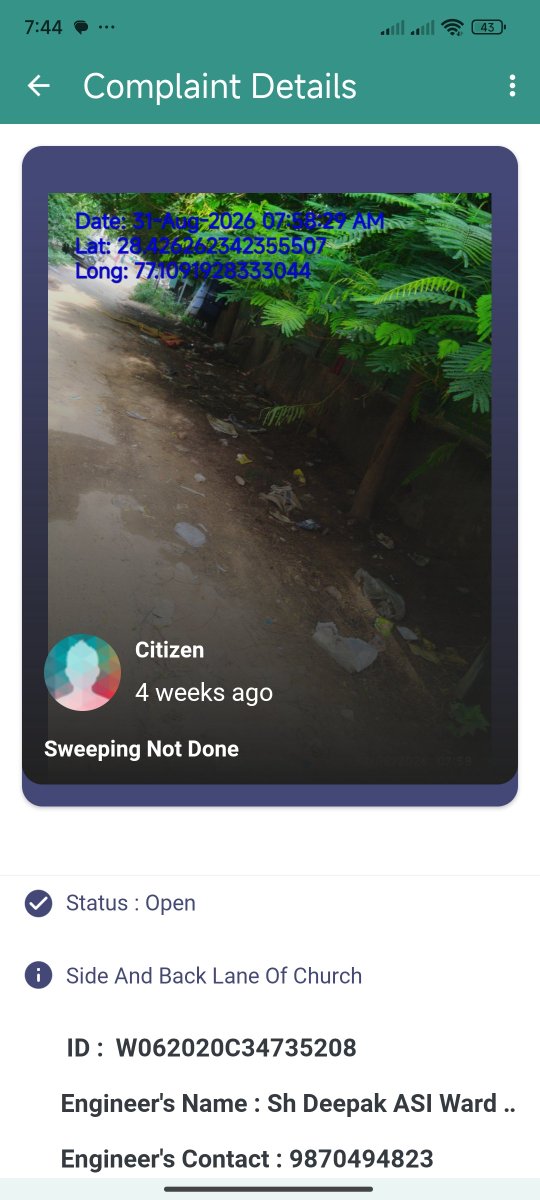 ashok_khand's tweet photo. Why these complaints on swachhta app are still pending since four weeks? https://t.co/4s3KbaRPpS
