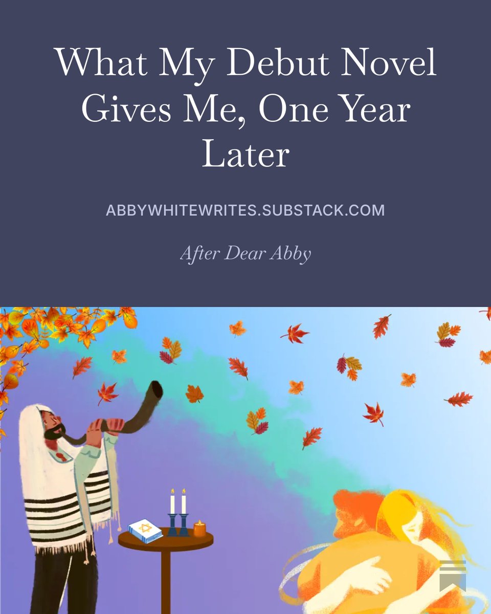 AbbyWhiteWrites's tweet photo. September #newsletter. ❤️ I'm especially proud of this one.

Take a read for my reflection on the one-year #anniversary of D.J. ROSENBLUM BECOMES THE G.O.A.T., my defense of #LenaDunham, a culinary plea, a cute new #coffeeshop, and so much more.

Link in the replies. #author https://t.co/NqRwen9zTc