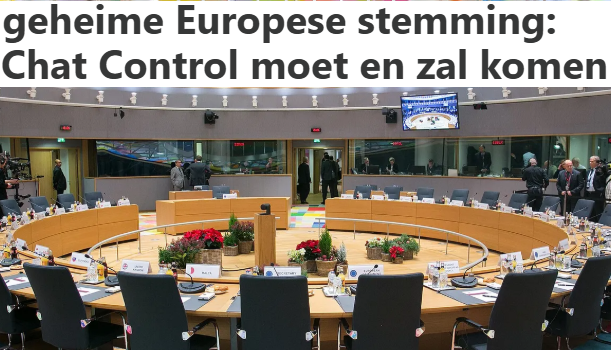 Matthijs85's tweet photo. Met deze aanpassingen en een geheime stemming https://t.co/XsD9DxwP7m
proberen Europese Commissie en ministers lidstaten ChatControl 2.0 er OPNIEUW door te drukken.. 🙄 #ChatControl🇪🇺 #privacy👁️

Contact MEPs, zodat EP standhoudt en het opnieuw wegstemt: https://t.co/o5ufojHEZC✍️ https://t.co/z48znhx5H6