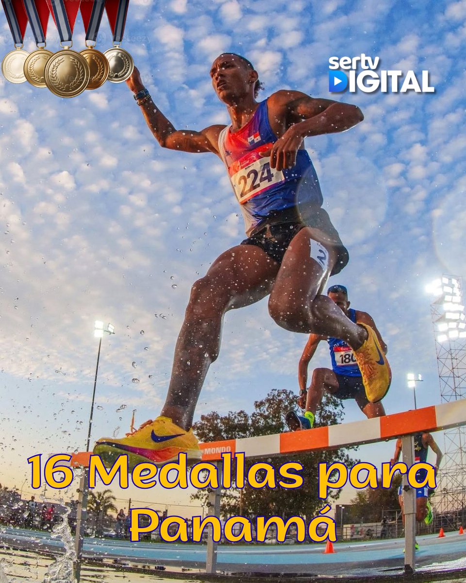 SERTVPANAMA's tweet photo. ¡El Team Panamá hizo historia en Santa Fe 2026! 🇵🇦 

Con 16 medallas: 5 de oro, 3 de plata y 8 de bronce logró su mejor actuación en unos Juegos Suramericanos y alcanzó el décimo lugar. 🏅

Además, sumó nuevos récords, clasificaciones a Lima 2027 y grandes resultados en atletismo https://t.co/l0kehafVU8