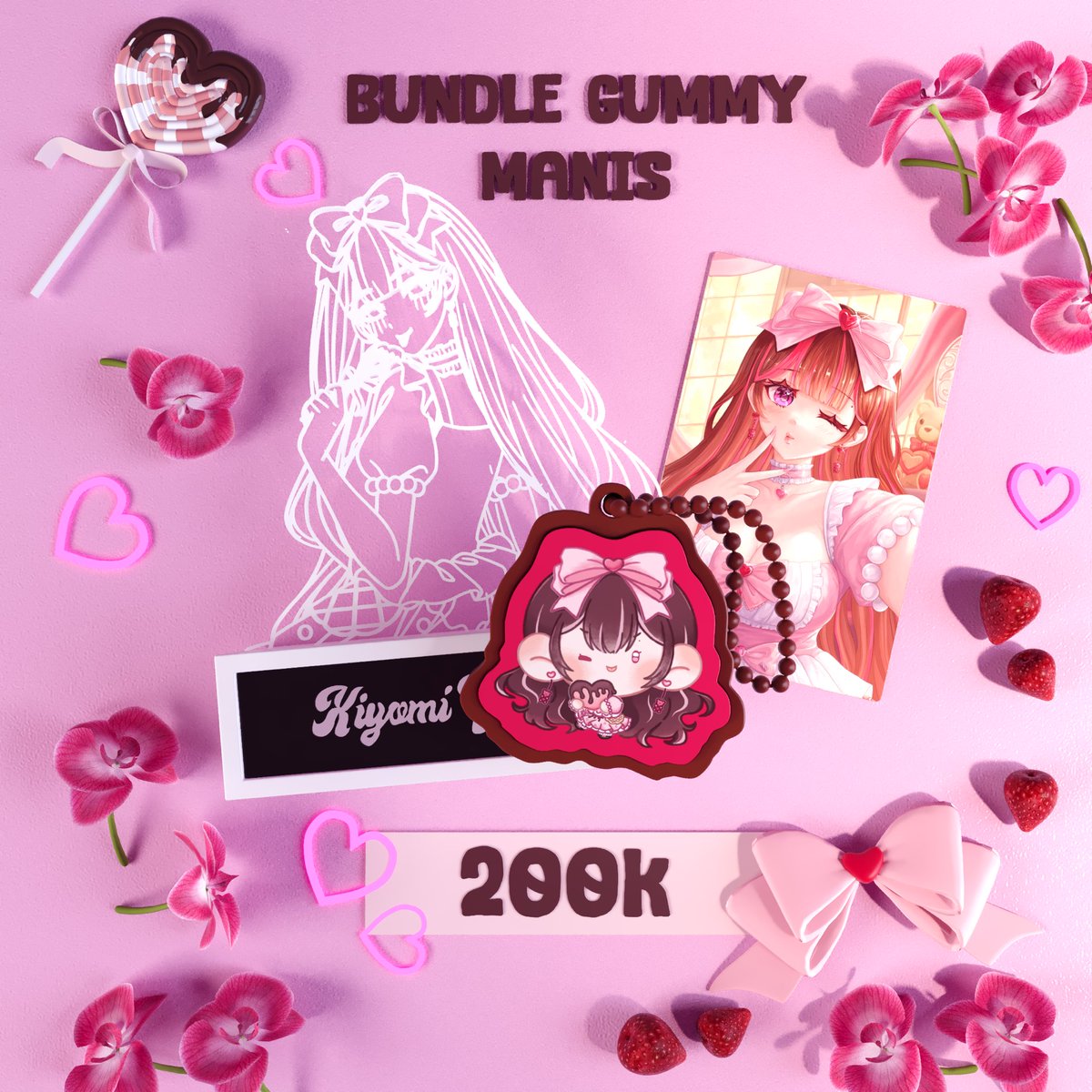 kiyomigummy's tweet photo. HALO GUMMIES! 🍬 

Aku punya merchandise eksklusif yang sangat MANIS untuk CF23!✨ Ada lampu buat nemenin bobo kamu, Photocard imup monyong, Keychain Clicker gemas. Yuk tunggu apalagi ikutan PO sekarang juga soalnya tahun depan tutup🙏🏻

♡ ORDER: https://t.co/4TU1hH4TqD https://t.co/PLfEqLsI0V