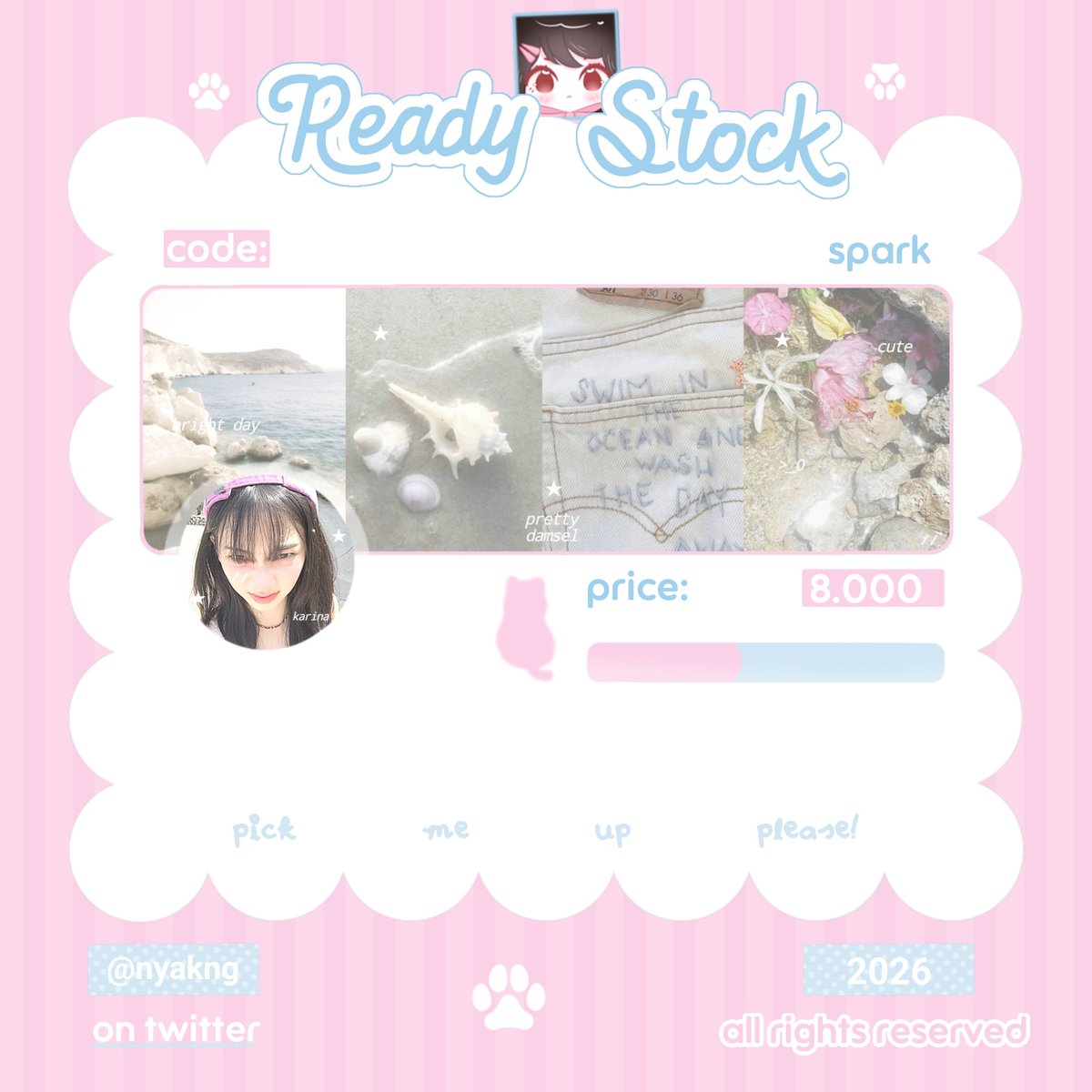 nyakng's tweet photo. Help retweet? Tysm! 💗

Aku bawa layout ready stock dengan muse: karina, ningning aespa dan iroha, minju illit new update. Get ava PNG, priced at < 8.000! > 🫧 Please take them home now by DM or tele [https://t.co/2vFXbgoxMn] 😻

t. #zonauang layout rs https://t.co/9P7Q0txWoP