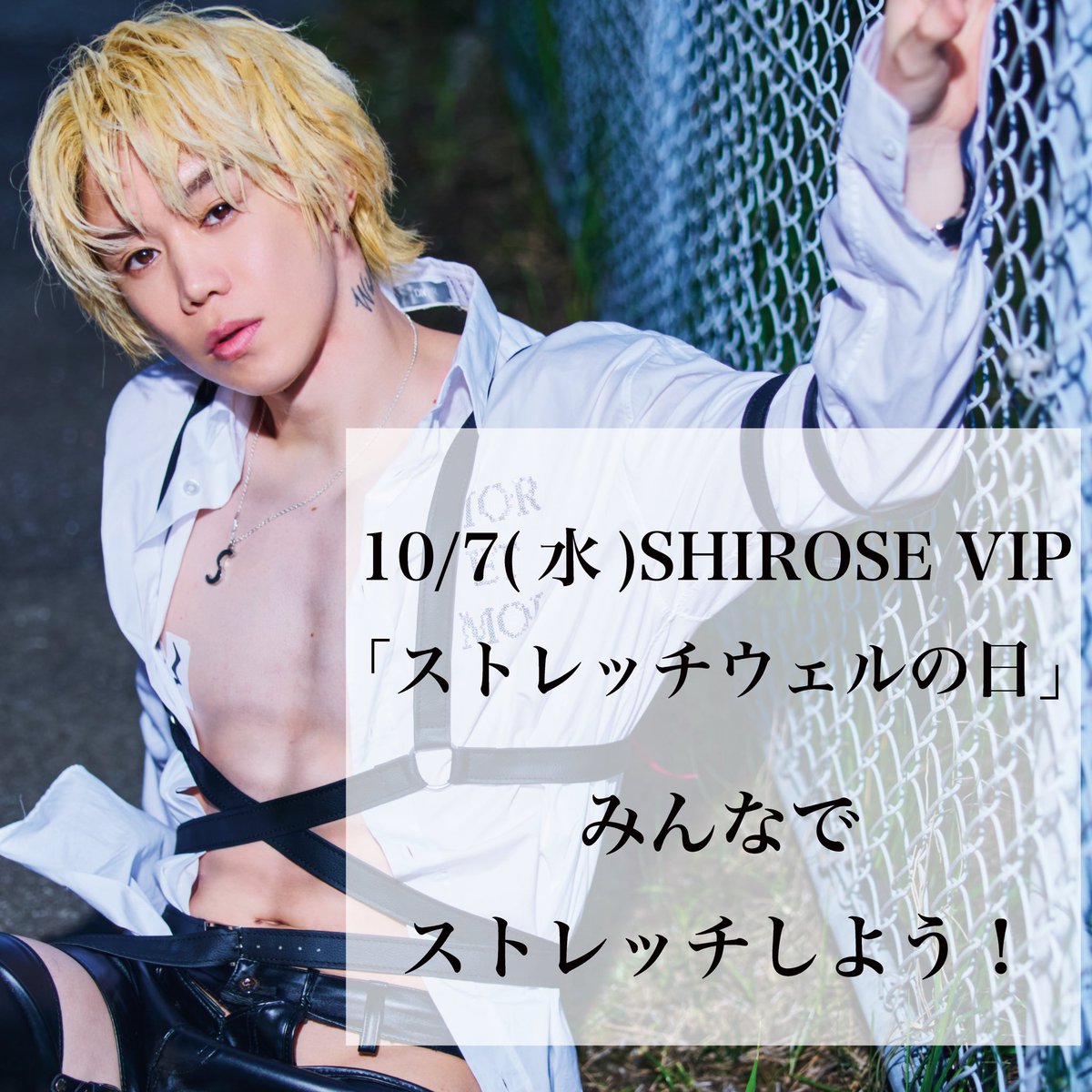 WHITEJAM_STAFF's tweet photo. 【 #SHIROSEファンクラブ】
SHIROSE記念日配信ありがとうございました✨

次回は「ストレッチウェルの日」
みんなでストレッチしよう！

▼SHIROSE VIPファンクラブ入会についてはこちら
https://t.co/GxV8wu1tQ6 https://t.co/RYNNUbXL5z
