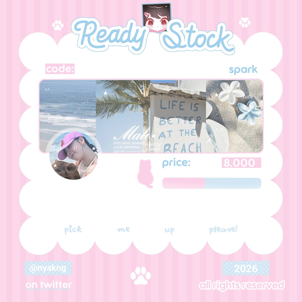 nyakng's tweet photo. Help retweet? Tysm! 💗

Aku bawa layout ready stock dengan muse: karina, ningning aespa dan iroha, minju illit new update. Get ava PNG, priced at < 8.000! > 🫧 Please take them home now by DM or tele [https://t.co/2vFXbgoxMn] 😻

t. #zonauang layout rs https://t.co/9P7Q0txWoP