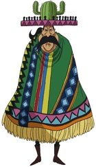 PDotGol's tweet photo. @Coyote_Zamas O oda cria o personagem com a cara do seu Madruga usando sombreiro com cacto em cima e com nome de Taco e é adorado https://t.co/y8nmeU2xxx