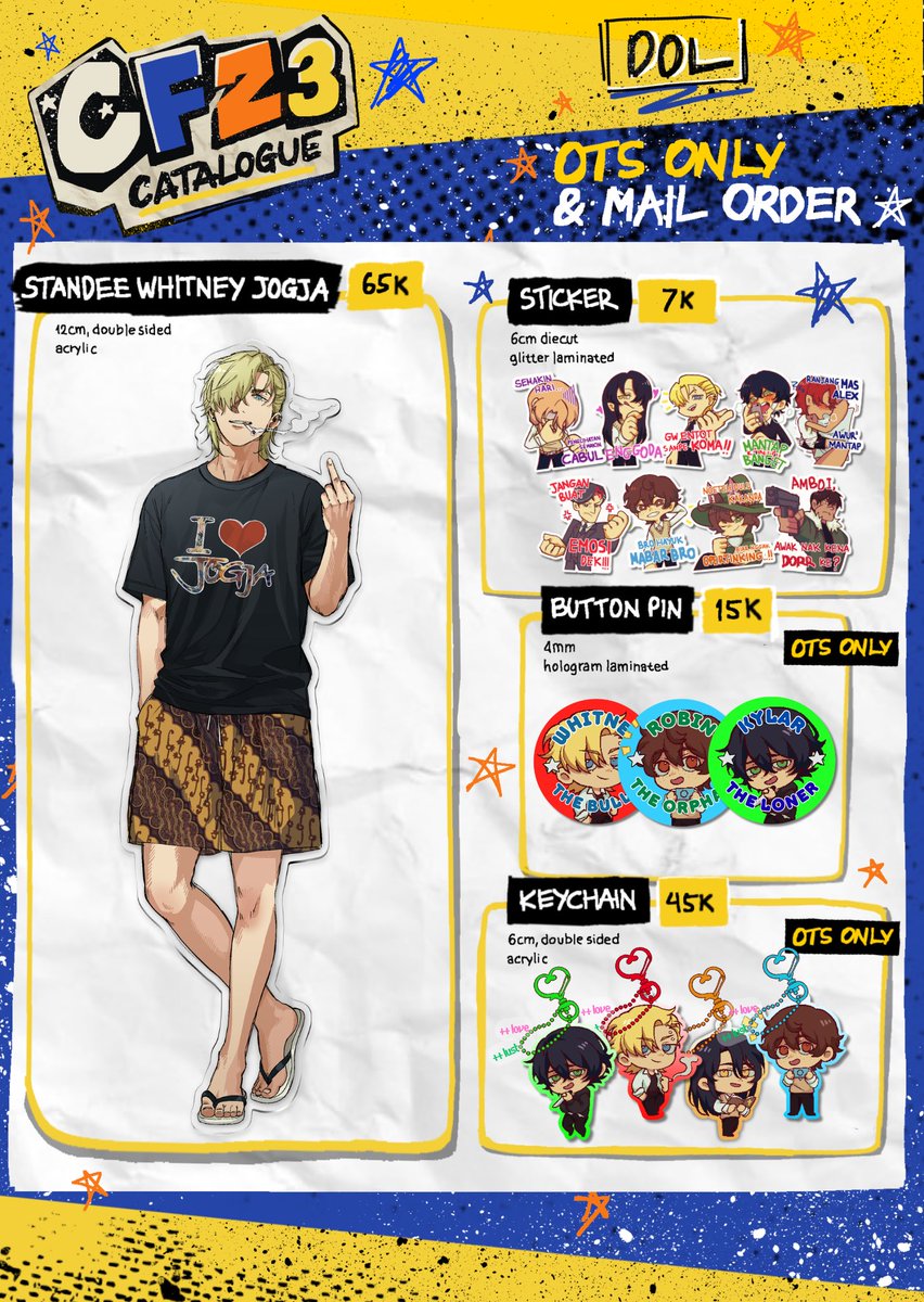 hajukashii's tweet photo. Likes &amp; RTs is appreciated^^

My Pre-Order for #CF23 is now OPEN!

📅 PO Period OTS:  29 Sept - 3 Oct 2026 Mail Order: 29 Sept - 1 Nov 2026 📚 DoL
🔗 in replies

For proxy / GO orders, please DM me first before ordering! https://t.co/zVuVJRcNHg