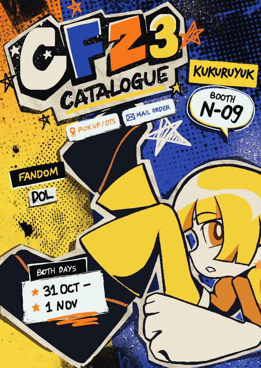 hajukashii's tweet photo. Likes &amp; RTs is appreciated^^

My Pre-Order for #CF23 is now OPEN!

📅 PO Period OTS:  29 Sept - 3 Oct 2026 Mail Order: 29 Sept - 1 Nov 2026 📚 DoL
🔗 in replies

For proxy / GO orders, please DM me first before ordering! https://t.co/zVuVJRcNHg