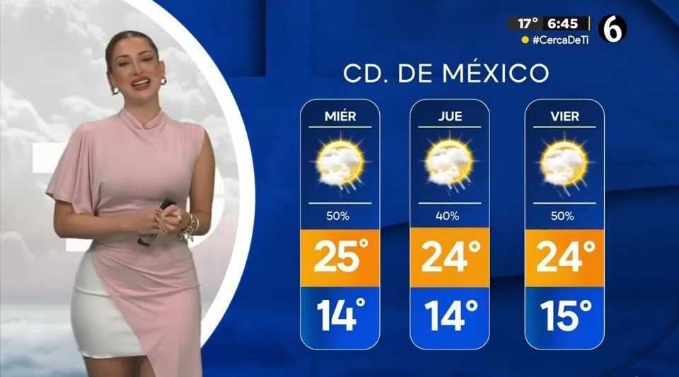 dgomez1195's tweet photo. Buenos días Mi Reina del Clima @noormagarcia Mi Amor te deseo maravillosa mañana de Martes luces guapísima. 😘😘😘 https://t.co/HmNsgYIyQA