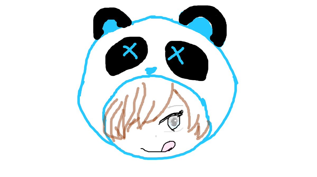 ijindayo's tweet photo. つゆちゃん先生の指導の下、20分くらいで仕上げました🐼 https://t.co/MOSDcomXDb