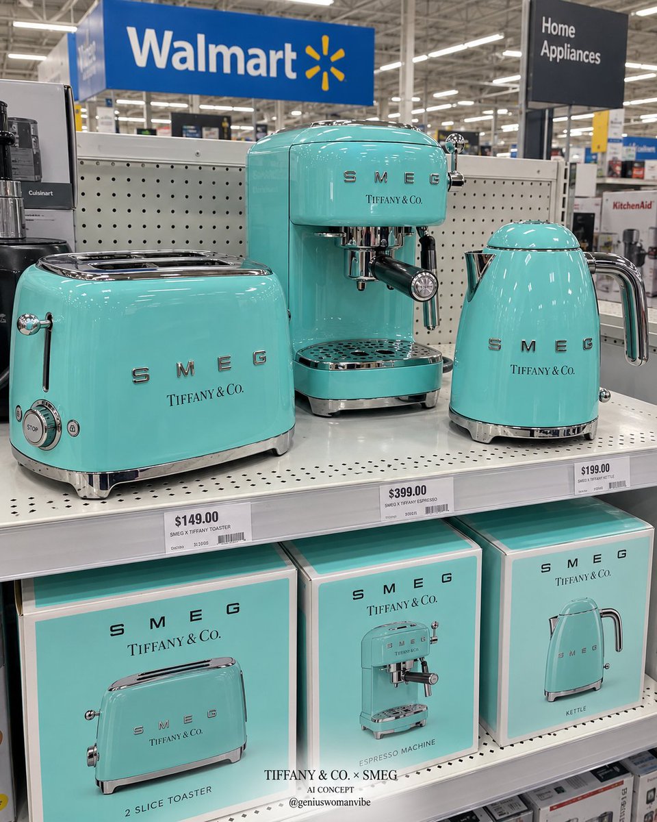 geniuswomanvibe's tweet photo. tiffany&amp;co × smeg https://t.co/5gF3NwbgmB