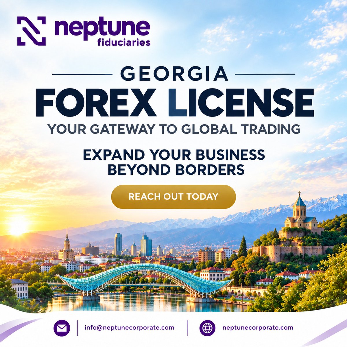 NeptuneFid's tweet photo. Why are Forex entrepreneurs looking at Georgia?

🌍 Europe–Asia location
🏦 Regulated financial environment
💼 Business-friendly ecosystem
📊 Growing financial markets

Considering Georgia for your Forex brokerage? Let’s talk.
📩 info@neptunecorporate.com
#Georgia #Forex #Forex https://t.co/iP2zDWWSWQ