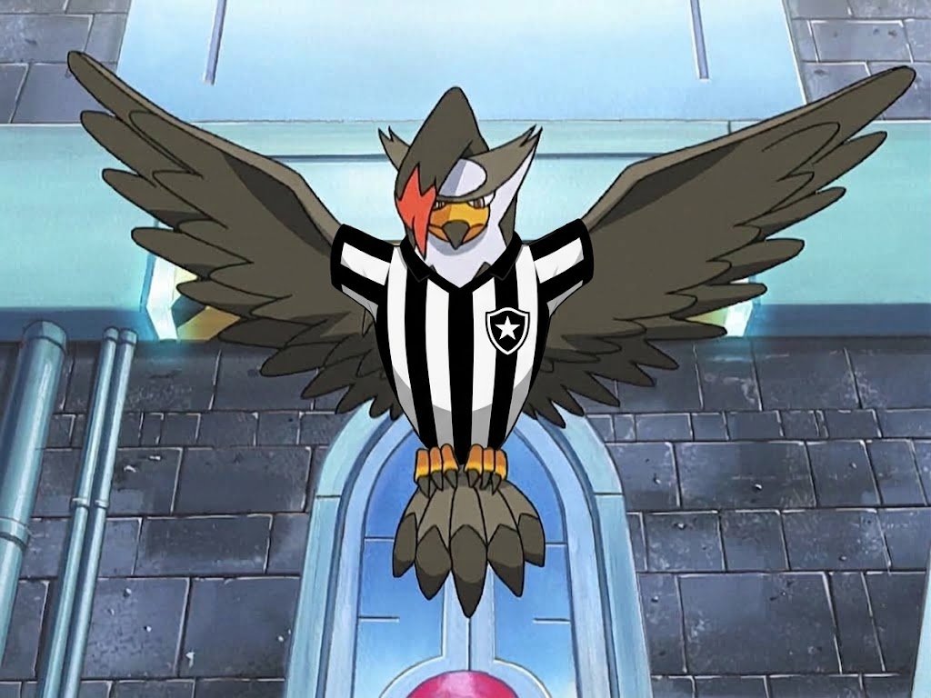 CentralDoCragre's tweet photo. Todo dia um pokemón diferente até o Social do Botafogo sair:    

Dia 16: 🦅 Staraptor

Staraptor é um Pokémon dos tipos Normal/Voador, conhecido por sua aparência imponente, grande velocidade e comportamento corajoso.

🦅 Tipo: Normal / Voador
📏 Altura: 1,2 m
⚖️ Peso: 24,9 kg
💪 Destaque: Possui grande força física e consegue enfrentar adversários maiores sem recuar.
🪶 Curiosidade: Staraptor é conhecido por ser muito agressivo e corajoso, chegando a enfrentar Pokémon muito maiores que ele para proteger seu território.
⚔️ Estilo de batalha: Ofensivo e veloz, usando ataques físicos poderosos e sua capacidade de voo.

Resumo: Um dos pássaros mais imponentes da região de Sinnoh, Staraptor combina velocidade, força e coragem para enfrentar adversários sem medo.

(Pedido do @rennanzito__ )