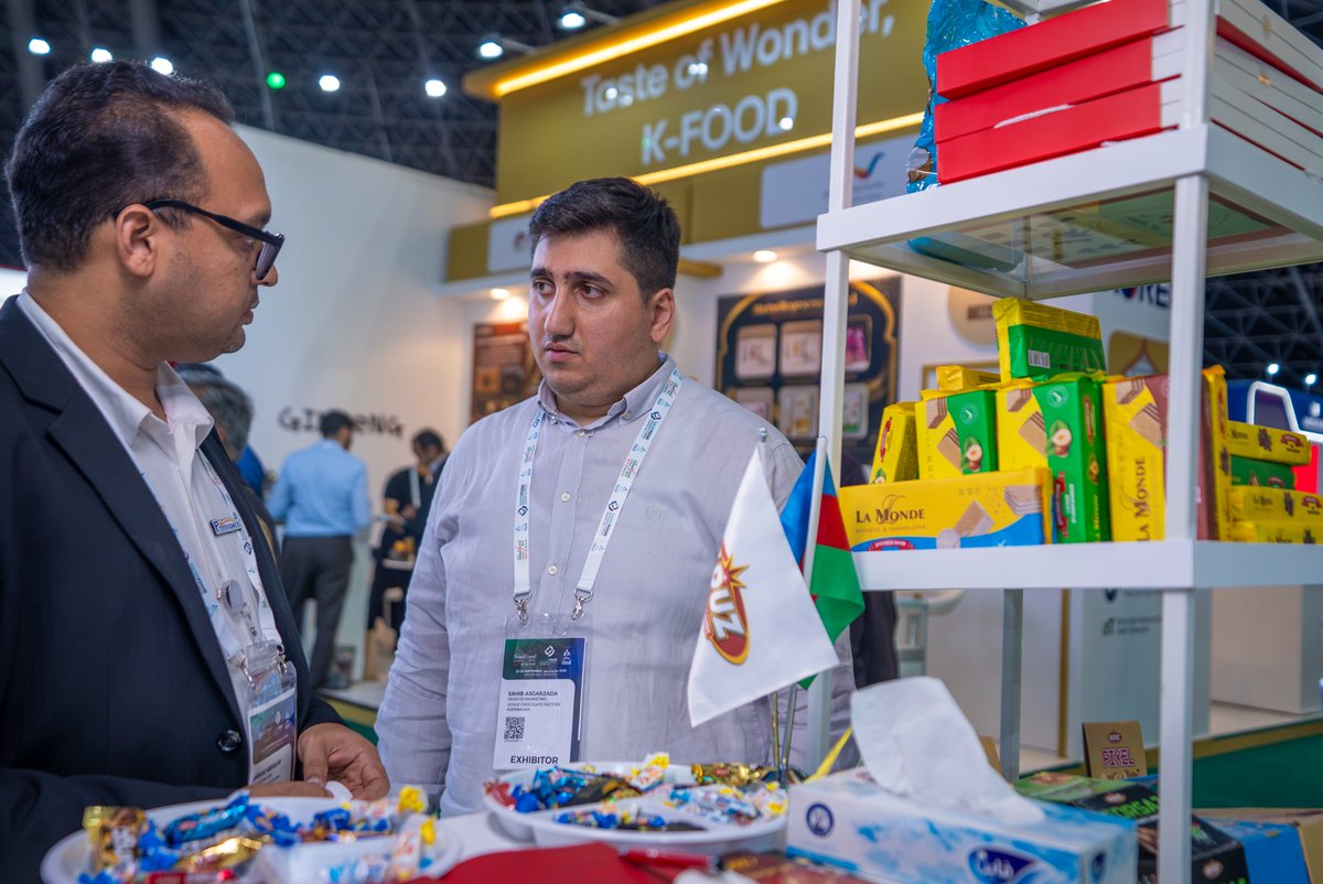 azpromoaz's tweet photo. Azərbaycan “The Saudi Food Show 2026” sərgisində iştirak edir.

Ətraflı - https://t.co/1YzQBJyghZ

#TheSaudiFoodShow2026 #AZPROMO #MadeInAzerbaijan https://t.co/C8RezEWOyQ