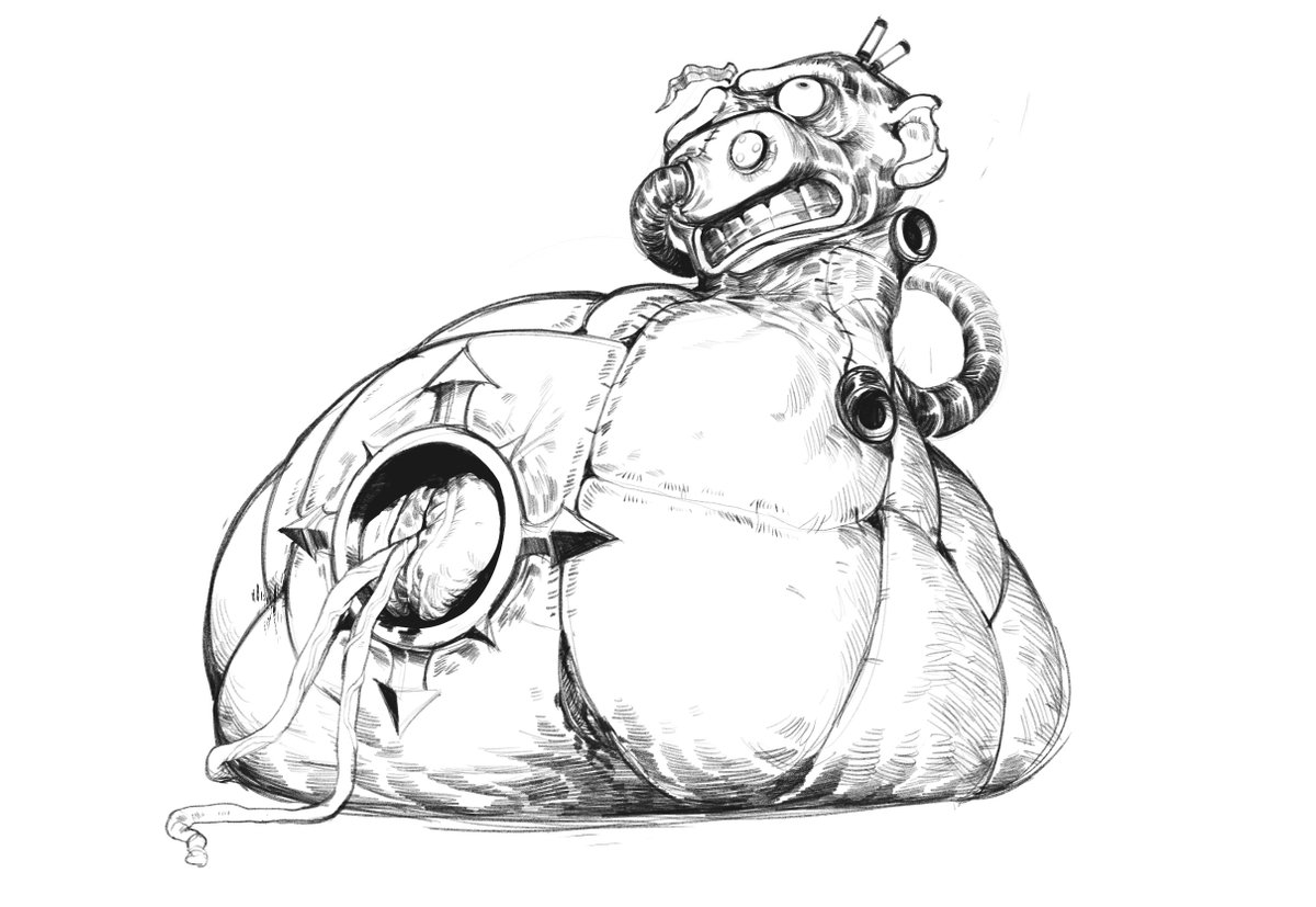 Krekkov's tweet photo. It was a fun lil doodle 😌 https://t.co/eYcKyyUpDL