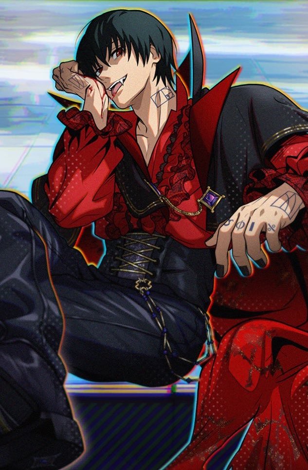 zonic789's tweet photo. Black and red are the hottest colors on him https://t.co/ifYgLyit3k