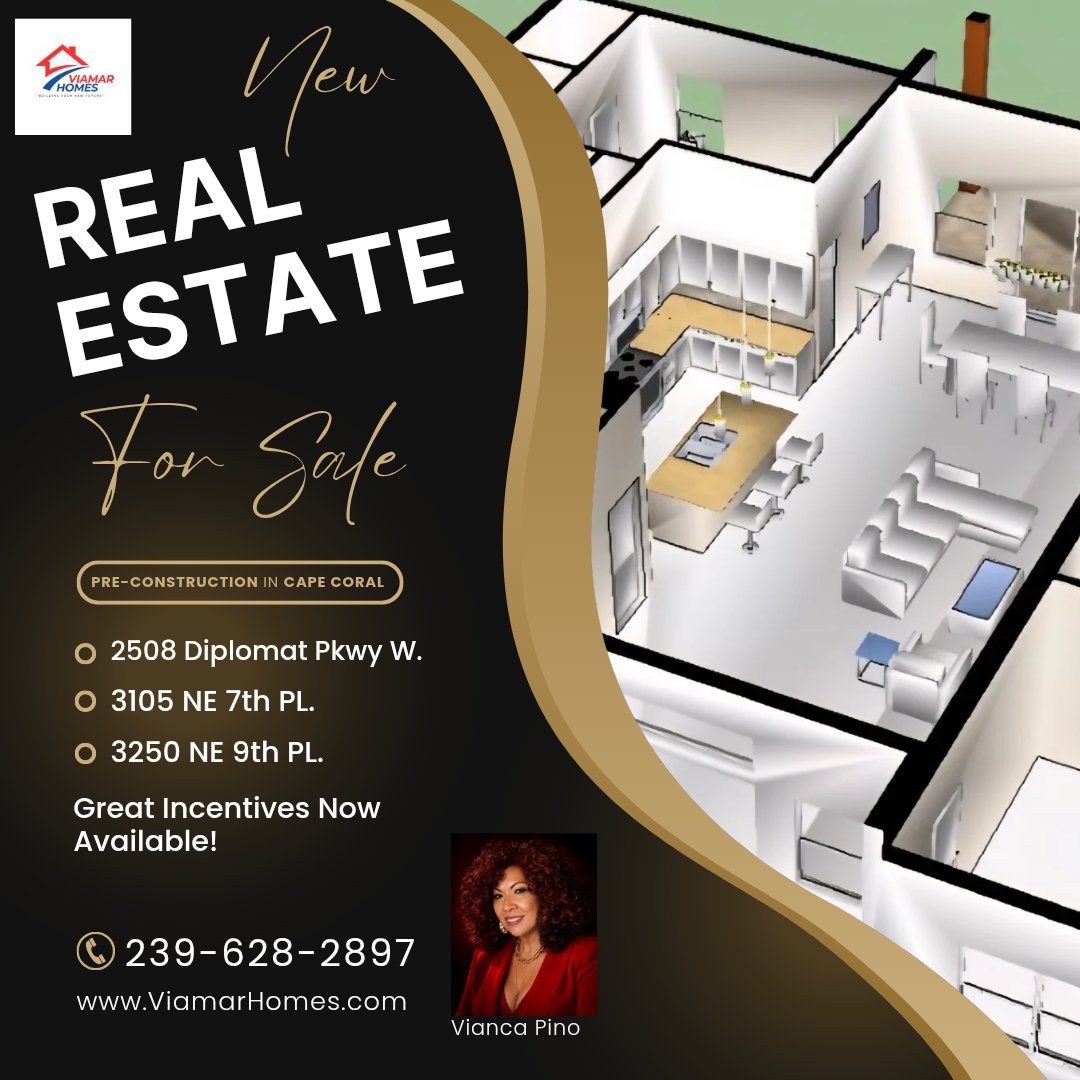 ViancaTV's tweet photo. ๐ผ Attention #RealEstate Colleagues & Realtors!
Looking for the perfect inventory for your buyers who are tired of bidding wars?
These pre-construction gems are ready for your clients.
https://t.co/SmPbPBCfGR
#LehighAcres #PreConstruction #CapeCoral #RealEstateInvesting https://t.co/6DBKyKJOWs