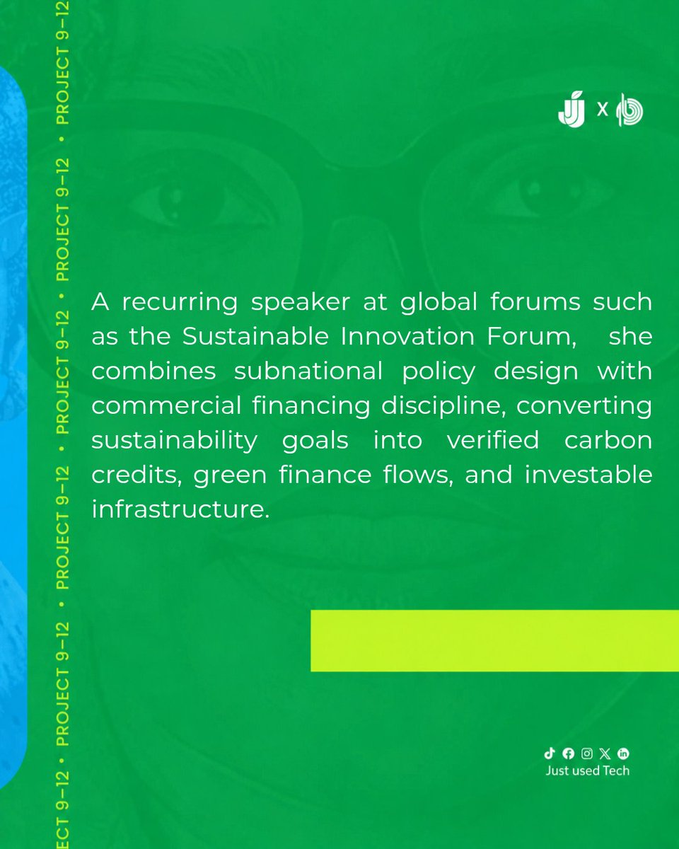 JustusedTech's tweet photo. We are pleased to announce Mrs. Titilayo Oshodi, Special Adviser on Climate Change and Circular Economy to the Governor of Lagos State, as the Keynote Speaker for Project 9–12.
Date: 7 October 2026
Location: Lagos
Time: 9AM – 4 PM
8 DAYS TO GO!
#Project912 #JustUsedTech https://t.co/xIxotMaIa0