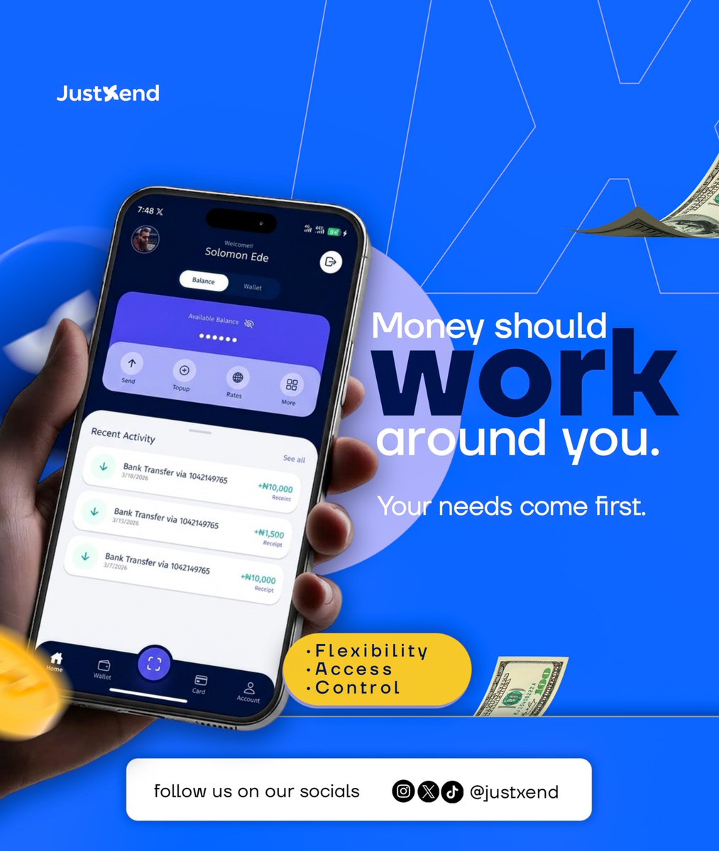 JustXend_APAC's tweet photo. Your money should fit into your life, not the other way around. 🔄💸

Because your financial needs can change from one moment to another, having the freedom and flexibility to move money when and how you need to matters.

That’s the experience JustXend is building towards. ⚡🚀 https://t.co/v1AdLjMKkz