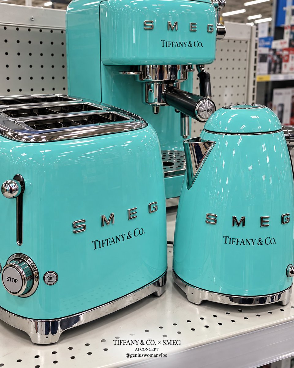 geniuswomanvibe's tweet photo. tiffany&amp;co × smeg https://t.co/5gF3NwbgmB