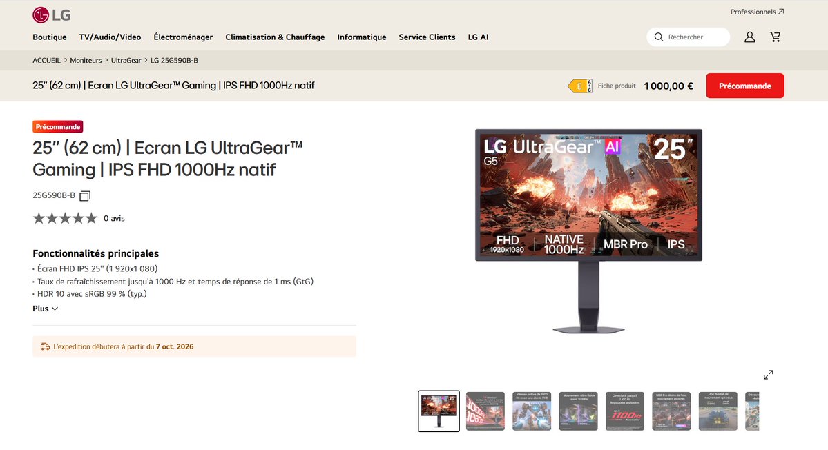 FnK_BF's tweet photo. Si 144hz c'est pas assez 🚀
1€ le Hz 😂 https://t.co/HsT7N8fgYl
