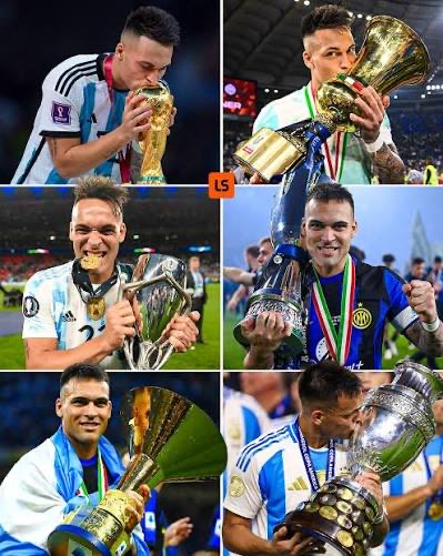 Dinho1908's tweet photo. Funny how both Inter &amp; Argentina were starving for trophies, then a kid from Bahia Blanca pulled up &amp; changed the fortunes of both his club &amp; country. Leader, captain, legend. https://t.co/IElhtutteq