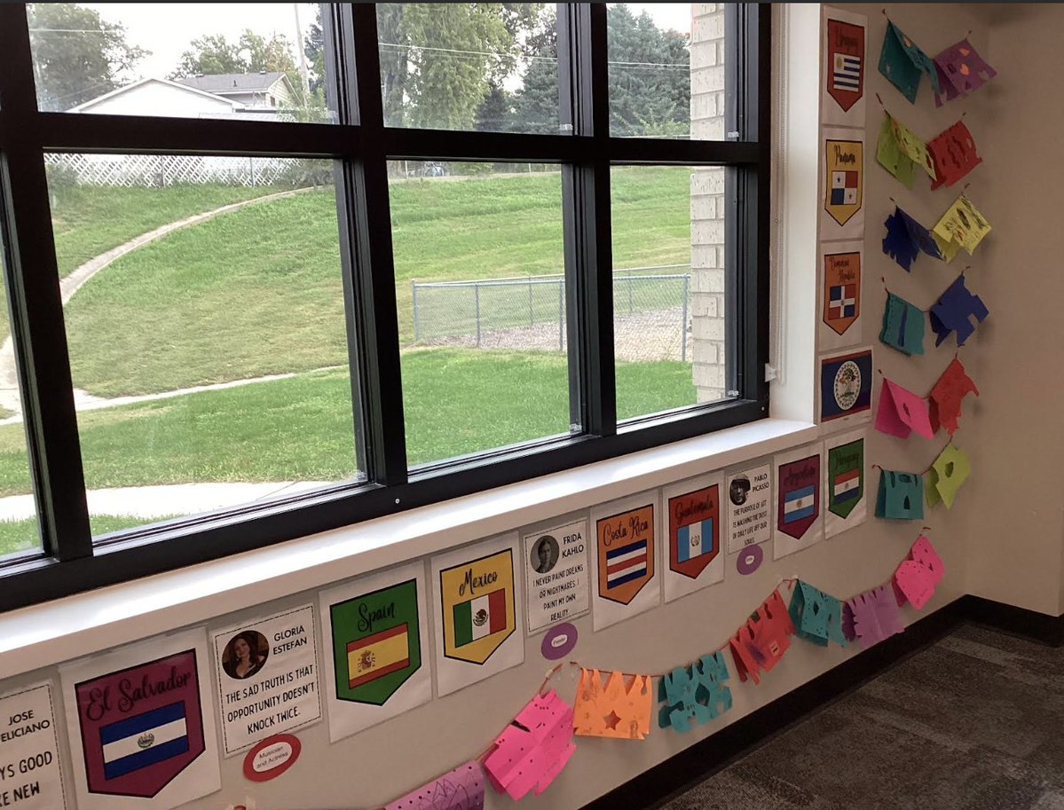 NorrisElem's tweet photo. Happy National Hispanic Heritage Month! Our EL students have been learning about the special month, creating, and decorating to celebrate! https://t.co/EPGACJ8qLy