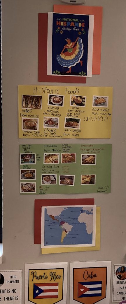 NorrisElem's tweet photo. Happy National Hispanic Heritage Month! Our EL students have been learning about the special month, creating, and decorating to celebrate! https://t.co/EPGACJ8qLy