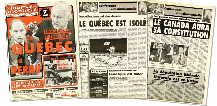 Dube101Lorraine's tweet photo. Entrevue avec @PaulPlamondon Un référendum en travers de la gorge. Mme @SGrammond , et un rapatriement unilatéral de la constitution en 1982 que le⚜️n'a jamais signé? Un référendum est une consultation démocratique où le Peuple est consulté @partiquebecois
https://t.co/mZum4a3aQb https://t.co/MC6TO6G3gr