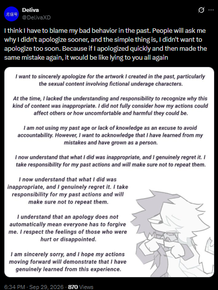 MCOliverdam0f0's tweet photo. I am kinda glad to see this from her of all people. https://t.co/vLcnL5Q9G1