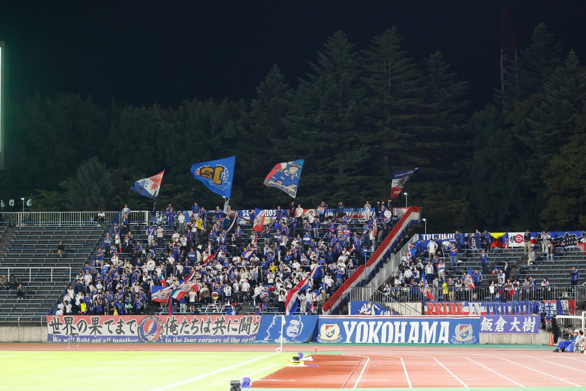 monte_prstaff's tweet photo. 【#横浜F・マリノス サポーターの皆さま】
山形までお越しいただき、ありがとうございました。

約11年ぶりにNDスタに響くトリコロールの声援は、トップカテゴリーであるJ1で戦い続けるクラブの矜持を感じさせるものでした。

再び同じステージで相まみえる日を、心より楽しみにしております。
ともにJリーグを熱く盛り上げてまいりましょう。

@prompt_fmarinos