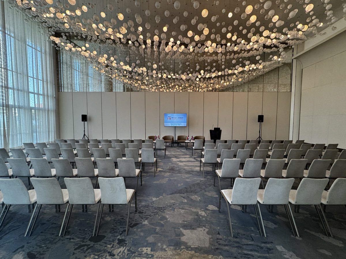 KulveerRanger's tweet photo. Almost ready for our @BritSerbCC AGM🇬🇧🇷🇸 https://t.co/NMQnJBSDwL