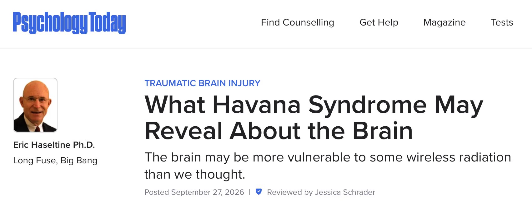 Len Ber MD on X: "After years of gaslighting, @PsychToday publishes a ...