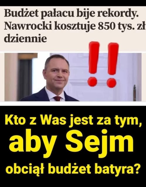 jan09235696's tweet photo. Weta tego człowieka, kosztują Polaków mln. zł. dziennie.
Naród płacze i płaci.
Czy ktoś płaci za te weta???😒 https://t.co/ZLgRrZ7wNP